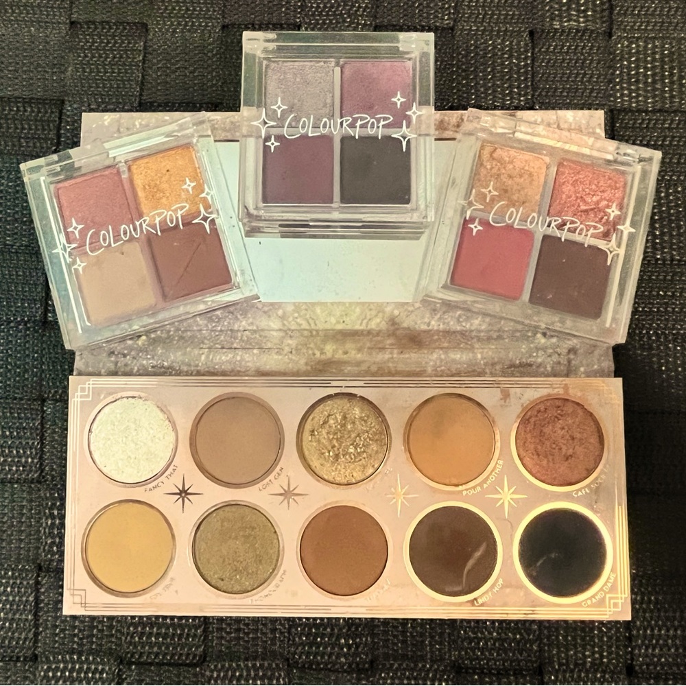 ColourPop eyeshadow collection